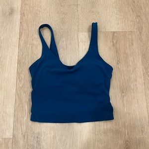 Lululemon align tank top. Size 2. Colour blue borealis.